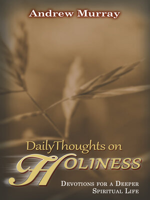 cover image of Daily Thoughts on Holiness